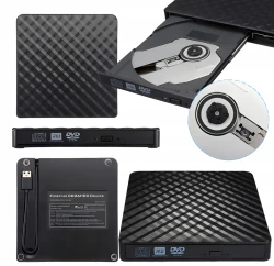 NAPĘD ZEWNĘTRZNY CD-R DVD USB Nagrywarka Do Laptopa PC Nagrywa CD i DVD 24x